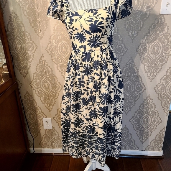 Camila Dress | Palm Springs Floral Midi - Picture 12 of 12